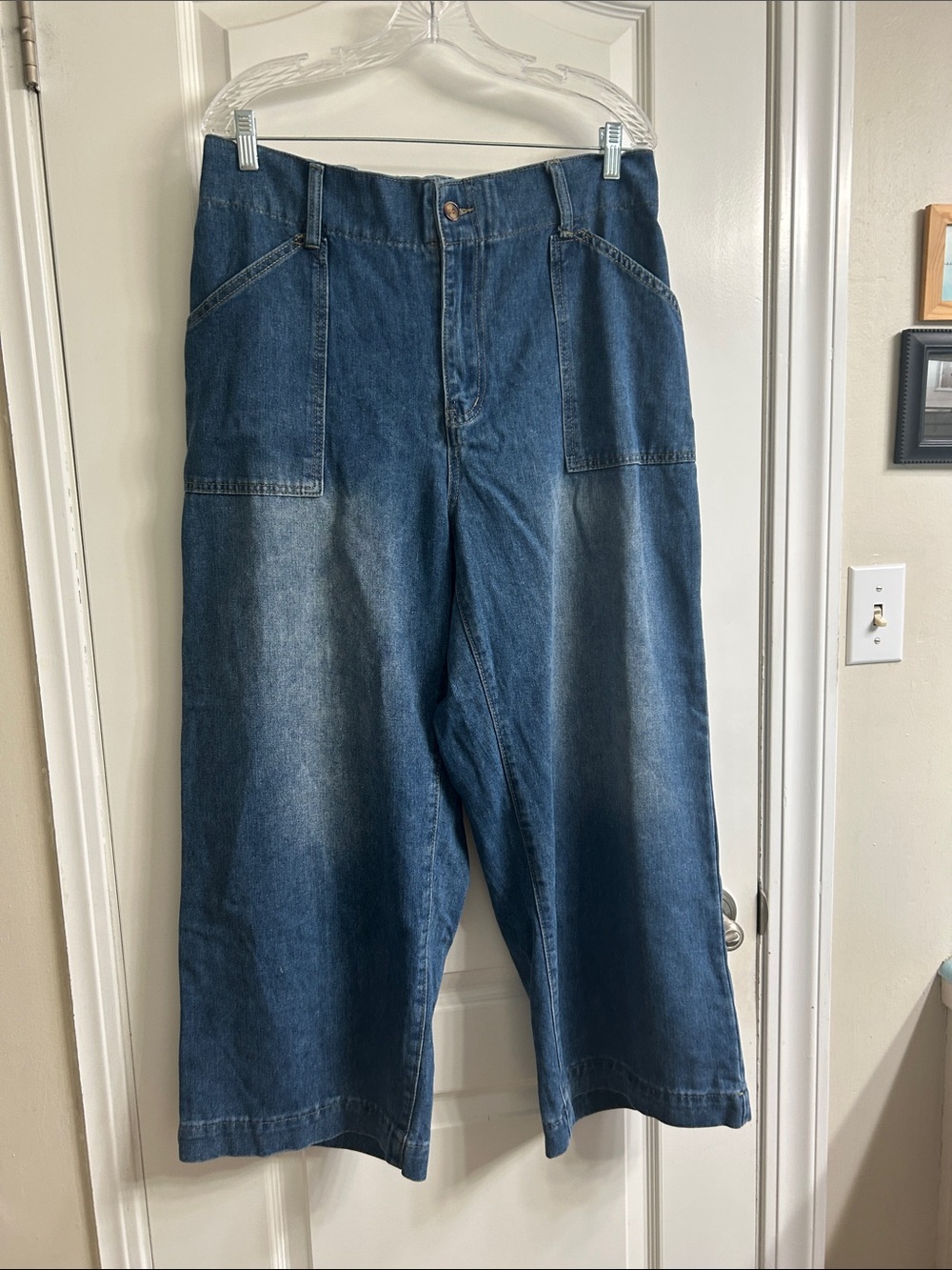 Denim Carpenter Pants- Blue